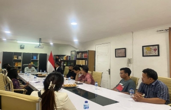 Consulate General of India, Medan Welcomed ICCR delegation led by Mr. Basanta Singh Mangsidam from Sangeet Kala Sangam Group, Manipur on 08.08.2024 